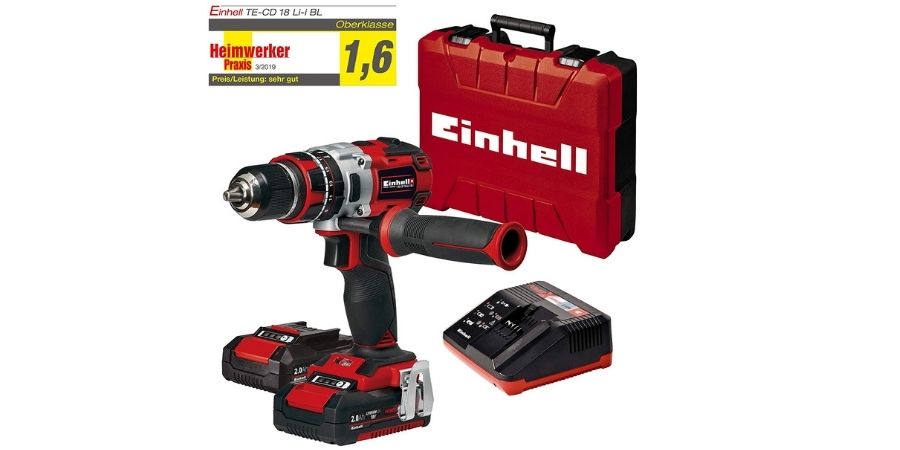 Einhell TE-CD 18 Li-i BL Power-X-Change - Taladro percutor inalámbrico