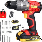 taladro Teccpo atornillador inalambrico 60 Nm